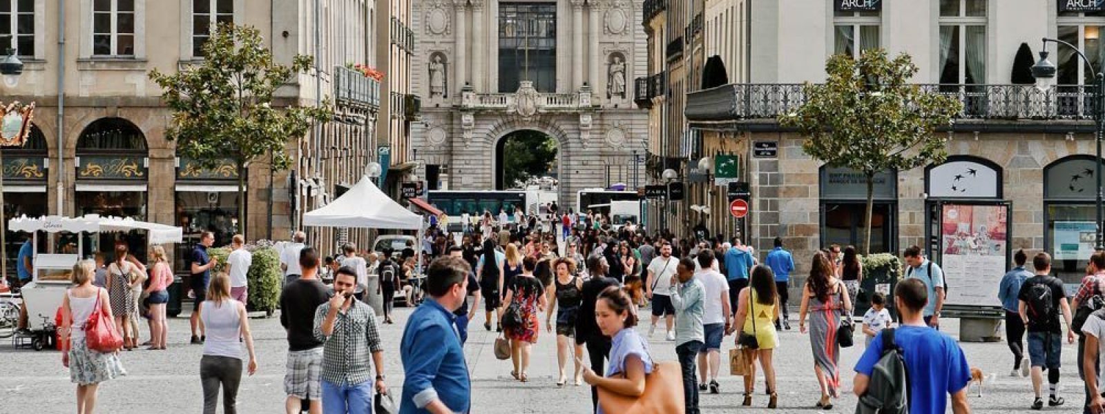 Place de la mairie à Rennes